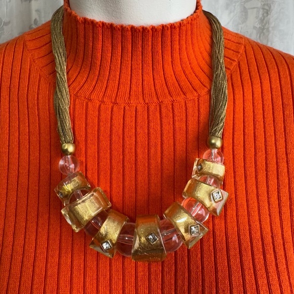 Chunky Boho Beaded Necklaces Chico’s and Kenneth Cole Set of 5 - Picture 5 of 10